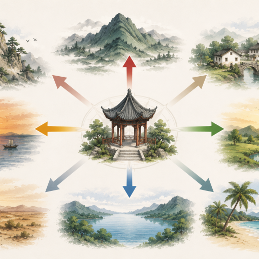 Các từ chỉ phương hướng trong tiếng Trung