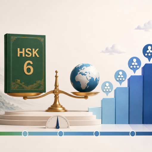 HSK 6 tương đương ielts bao nhiêu